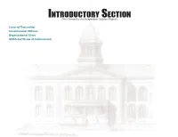 INTRODUCTORY SECTION (Not Covered by the Independent Auditor's Report)