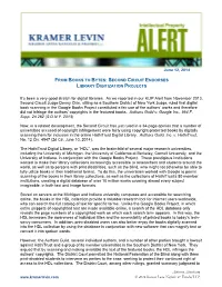 June 12, 2014 from BOOKS to BYTES: SECOND CIRCUIT