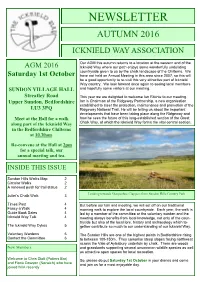 Newsletter Autumn 2016 Icknield Way Association