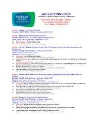 Advance Program 2018 Display Week International Symposium