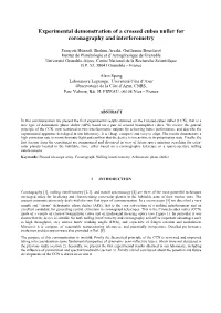 Experimental Demonstration of a Crossed Cubes Nuller for Coronagraphy and Interferometry