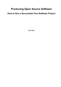 How to Run a Successful Free Software Project