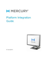 Platform Integration Guide