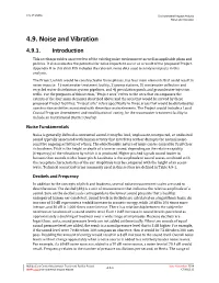4.9. Noise and Vibration 4.9.1