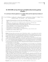 An ISOCAM Survey Through Gravitationally Lensing Galaxy Clusters. IV