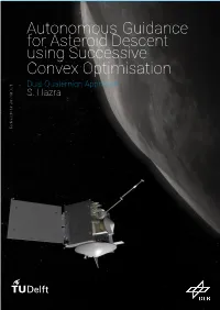Autonomous Guidance for Asteroid Descent Using Successive Convex Optimisation Dual Quaternion Approach S
