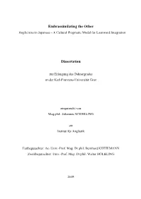 Embrassimilating the Other Dissertation