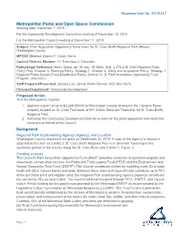 Metropolitan Parks and Open Space Commission