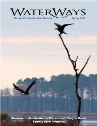 Watermen's Recollections • Blackwater's Fragile Marsh Boating