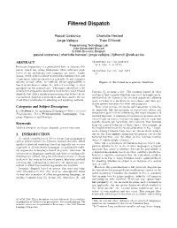 Filtered Dispatch