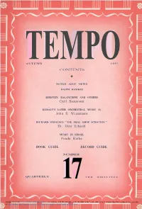 TEM Issue 17 Cover and Front Matter