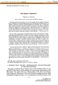 Was Bayes a Bayesian?