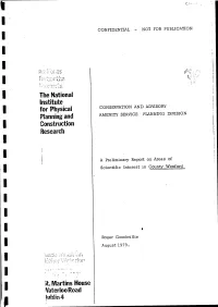 A Preliminary Report on Areas of Scientific Interest in County Wexford