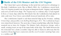 Battle of the USS Monitor and the CSS Virginia Battle of Antietam Creek