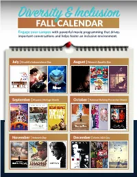 Diversity & Inclusion Calendar