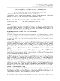 Electromagnetic Pressure and the Lorentz Force