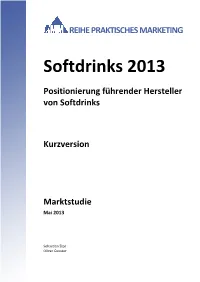 Softdrinks 2013