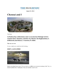 Chennai and I
