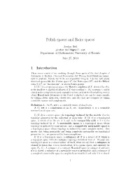 Polish Spaces and Baire Spaces