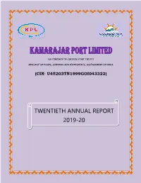 Twentieth Annual Report 2019-20