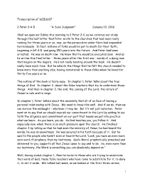 1 Transcription of 16ID1607 2 Peter 2:4-9