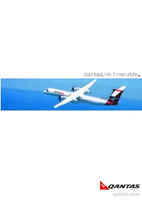 Qantaslink Timetable