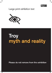 Troy Myth and Reality