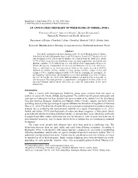 An Annotated Checklist of Weed Flora in Odisha, India 1