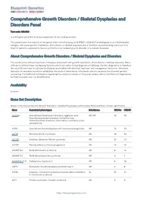 Blueprint Genetics Comprehensive Growth Disorders / Skeletal
