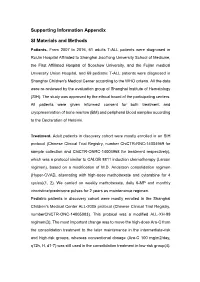 Supporting Information Appendix SI Materials and Methods