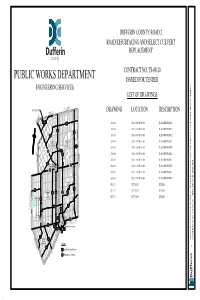 DUFFERIN COUNTY ROAD 2 ROAD RESURFACING and SELECT CULVERT Dufferin REPLACEMENT County CONTRACT NO