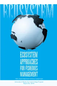 Ecosystem Approaches to Fisheries Management