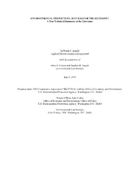 IS IT BAD for the ECONOMY? a Non-Technical Summary of the Literature