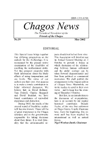 Chagos News Issue