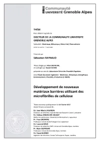 Development of New Barrier Materials Using Microfibrillated Cellulose