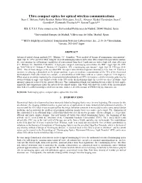 RX and RXI® for Optical Wireless Communications