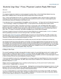 Students Urge Step 1 Fixes, Physician Leaders Reply with Insult