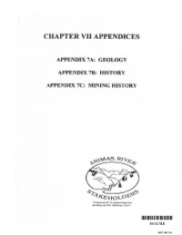 Sunnyside 29 SGC-042125 Chapter VII Appendices