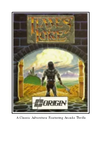Times of Lore Cassette in Your Tape Deck Character Creation Side Up