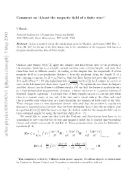 Arxiv:Physics/0303103V3