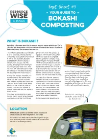 Bokashi Composting