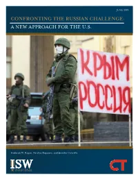 Confronting the Russian Challenge: a New Approach for the U.S