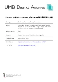 Identifying the Barriers to Use of Standardized Nursing Language In