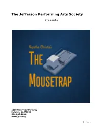 Mousetrap………………………………….…...32