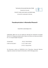 Pseudonymization in Biomedical Research