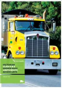 Victorian Class 2 & 3 Higher Mass Limits Route Access