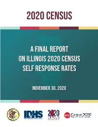 A Final Report on Illinois 2020 Census Self Response Rates
