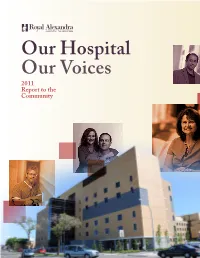 2011 Report to the Community President & Chair’S Message