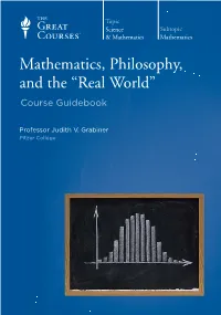 Mathematics, Philosophy, and the "Real World"
