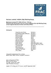 Qoi) Working Group